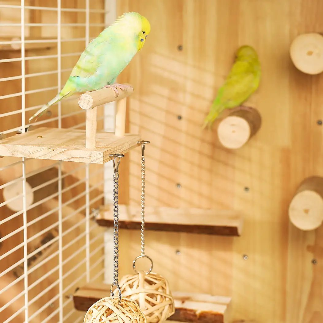 Vogelhaus zwischen Wolken Luxus-Vogelvoliere